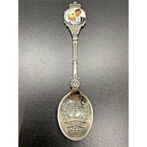 1981 Prince Charles Lady Diana Wedding Silverplate Collector Souvenir Spoon